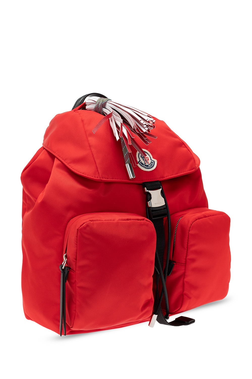 Red Dauphine backpack w several pockets Moncler Vitkac Italy